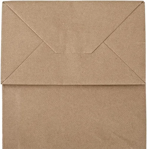 Miniatura 7 de bagmad Paquete de 50 bolsas de papel medianas lisas de 8 x 4.75 x 10 pulgadas con asas a granel, bolsas de regalo de papel kraft marrón