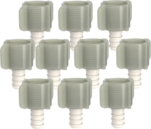 Miniatura 7 de SEAFLO Acoplamiento de tubería PEX de plástico de 90 grados 1/2" Barb x 1/2" adaptador de codo de ajuste de púas compatible con tubo PEX o PE-RT