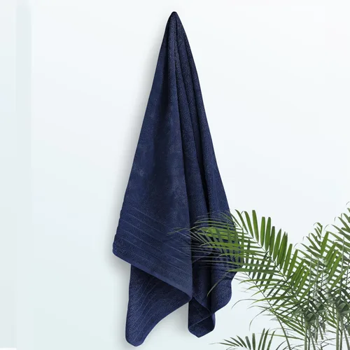 Miniatura 4 de Tens Towels - Paquete de 1 toalla de baño jumbo de 40 x 80 pulgadas, extragrande y ligera, se seca más rápido, 100% algodón, súper suave y Azul