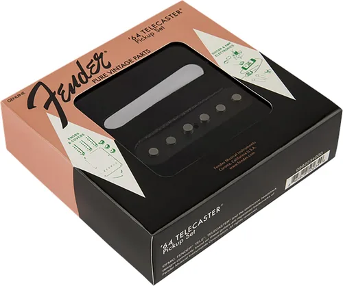 Miniatura 8 de Paquete de pastillas Fender Pure Vintage '64 Telecaster con cable de instrumento Paquete con cable