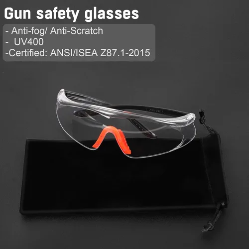 Miniatura 4 de Orejeras de protección auditiva para disparos, gafas de seguridad para armas, tapones para los oídos, funda protectora