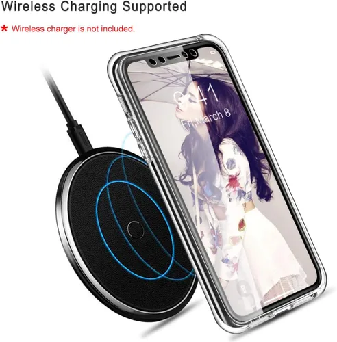 Miniatura 3 de BAISRKE Funda para iPhone 11 Pro Max, [Protector de pantalla integrado] Carcasa protectora de doble capa de cuerpo completo a prueba de golpes