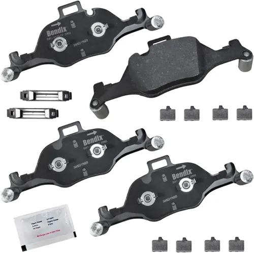 Miniatura 258 de Pastillas de freno delanteras cerámicas Bendix Priority1 CFC2302 para Hyundai Elantra 2021, Sonata 2022-2020, Kia K5 2023-2021