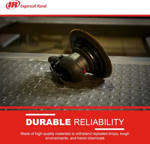 Miniatura 4 de Ingersoll Rand 4151 Lijadora de aire orbital aleatoria, órbita de 3/16 pulgadas, almohadilla de vinilo de 6 pulgadas, 12,000 RPM, 0.2 HP