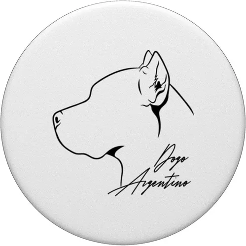 Miniatura 3 de Funny proud Dogo Argentino profile dog mom dog PopSockets Standard PopGrip