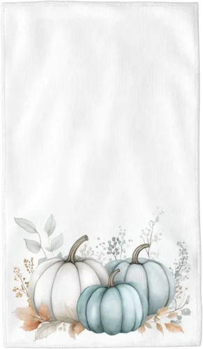 Miniatura 29 de Toalla de mano con diseño de calabaza y otoño, para la cara, 27.5 x 15.7 pulgadas, microfibra de secado rápido, suave, absorbente, para baño, playa