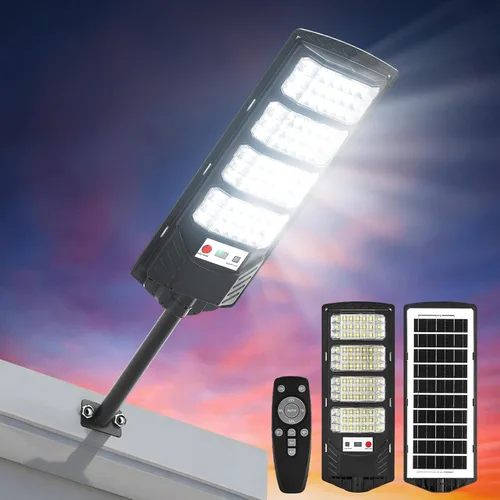 Miniatura 8 de Luz Solar de Calle al Aire Libre Impermeable, Luz Solar con Sensor de Movimiento, Luz LED Solar del Atardecer al Amanecer para Inundación de JZ4-2PC
