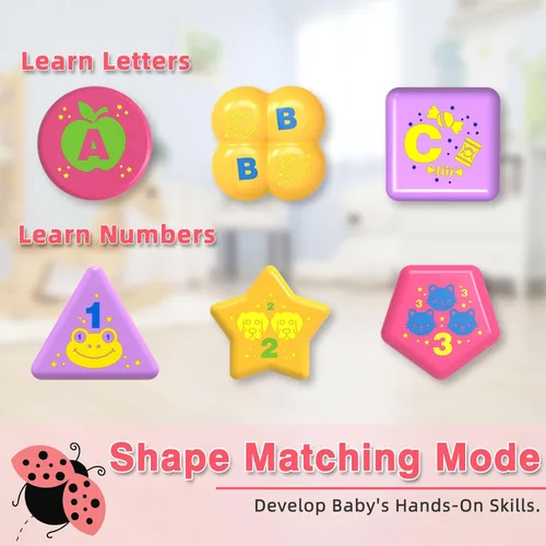 Miniatura 5 de Juguetes de gateo para bebés de 6-12 meses, juguete musical de mariquita gateadora para bebés de 0-3-6 7 8 9 10 12-18 meses, juguetes educativos