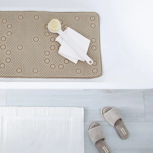 Miniatura 4 de Tapete antideslizante para bañera con ventosas, tapete de baño antideslizante para ducha, lavable a máquina, para bañera, niños, tapete para ducha
