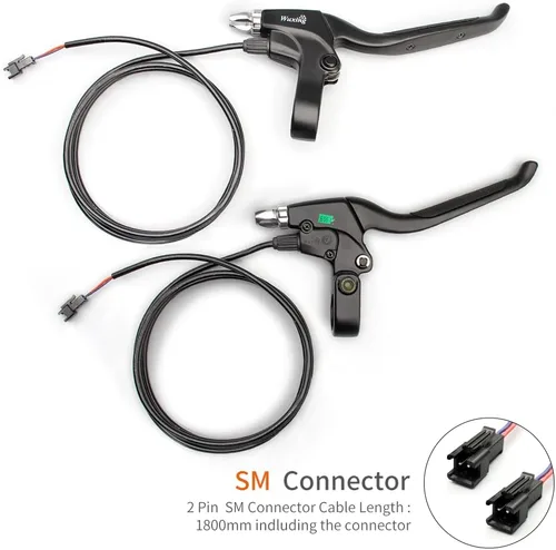 Miniatura 3 de Maneta de freno para bicicleta eléctrica WUXING 115PDD, empuñaduras de freno para bicicleta eléctrica o scooter E, accesorios de bicicleta eléctrica