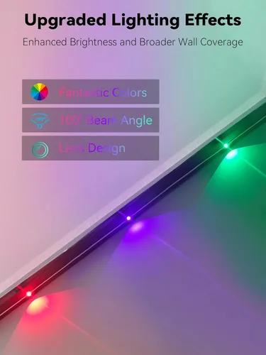 Miniatura 5 de Luces permanentes para exteriores de 300 pies, iluminación inteligente RGB para casa, IP67 impermeable LED luces exteriores con aplicación/control