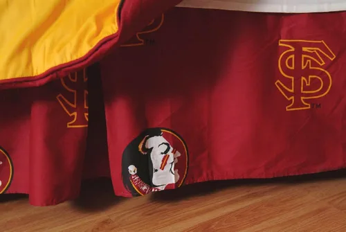 Miniatura 27 de College Covers Everything Comfy Nebraska Cornhuskers - Falda de cama con volantes, tamaño individual