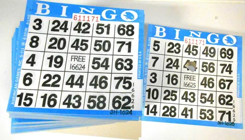 Tarjetas de Bingo Pushout (500 ct)-Seleccione el color a continuación color al azar