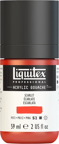 Miniatura 29 de Liquitex Professional - Gouache acrílico profesional, botella de 2 onzas (59 ml), blanco titanio