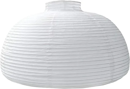 Miniatura 8 de Paquete de 2 linternas de papel ovaladas blancas de 16 pulgadas, linternas de papel chino japonés para decoración del hogar, boda, decoración