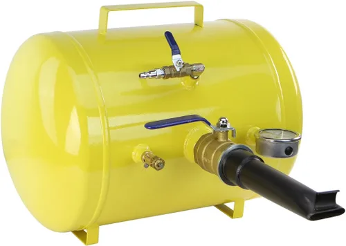 Miniatura 8 de XtremepowerUS Calzador de Llantas, 12L/3.2 Galones Inflador de Llantas Portátil, 116 PSI, Bazooka de Perla Manual, Válvula de Pistón Integrada