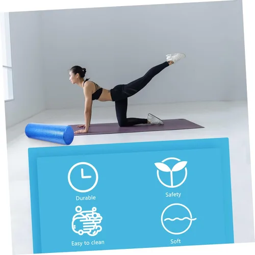 Miniatura 7 de Foam Yoga Roller High-Density Muscle Massage Column for Fitness Muscle Relaxation Household Yoga Supply for Body Awareness Postural Balance