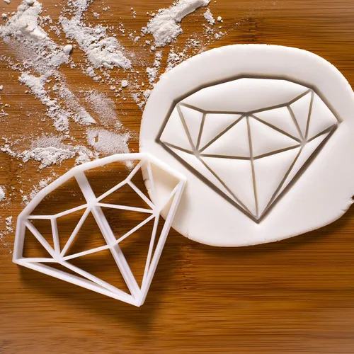 Miniatura 2 de Cortador de galletas de diamante, 1 pieza - Bakerlogy