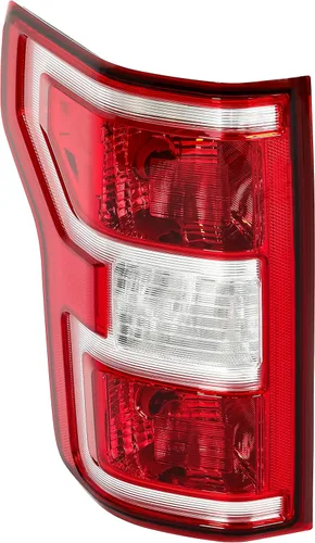 Miniatura 7 de HECASA Luz trasera izquierda compatible con faros traseros Ford F-150 2018-2020 de repuesto para JL3Z-13405-H FO2800265C FO2800265 lente roja