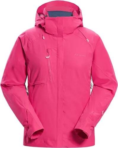 Miniatura 3 de fit space Abrigo de esquí de invierno para mujer, chaqueta con capucha para snowboard, deportes