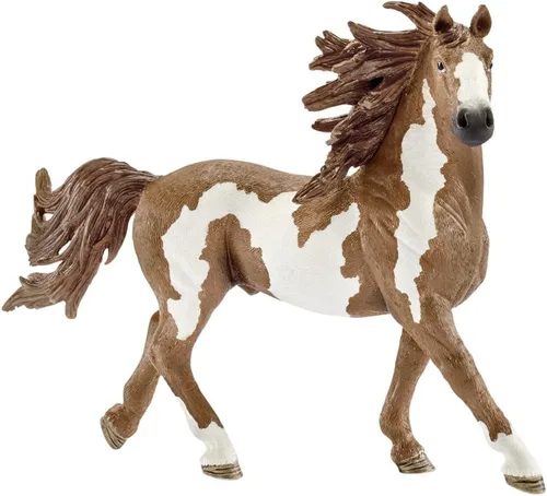 Miniatura 5 de Schleich Farm World Tinker Stallion - Figura de caballo educativa para niños.