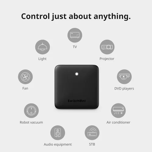 Miniatura 3 de SwitchBot Hub Mini control remoto inteligente - Control remoto universal IR, WiFi IR Blaster para TV, aire acondicionado, compatible con Alexa, Negro