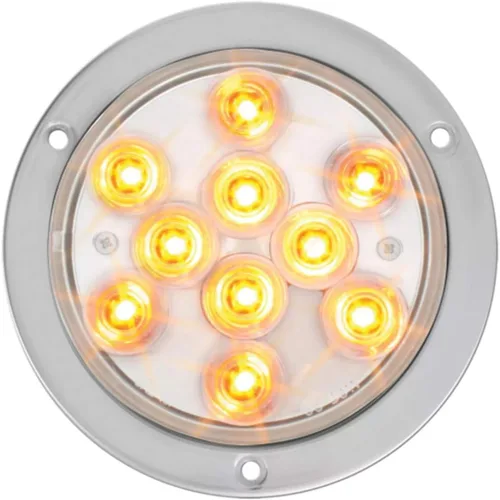Miniatura 13 de Grand General 76850 - Luz LED (4 pulgadas Mega 10 Plus Am/Am con montaje en brida SS y coleta), 1 paquete
