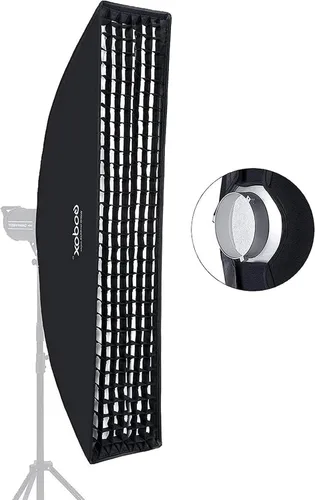 Miniatura 8 de Godox 19.7 in x 51.2 in 19.7 "x 51.2" Tira de colmena Honeycomb Grid Softbox Bowens Mount para Godox Flash Light y otra luz de flash de estudio