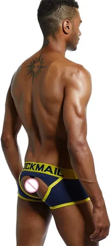 Miniatura 6 de JOCKMAIL Ropa interior sin espalda para hombre con correa de atleta ropa interior para hombre