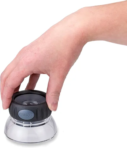 Miniatura 4 de Carson LumiLoupe Plus Lupa de lupa de soporte enfocable de potencia 10.5x (LO-10)