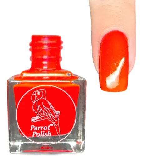 Miniatura 3 de Parrot Polish Baboon - Esmalte de uñas neón azul, laca de color sólido brillante