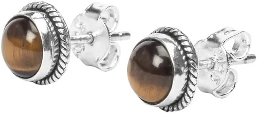 Miniatura 11 de Pendientes de tuerca con gemas, plata de ley 925, aretes de 6 mm redondos para niñas y mujeres, regalo