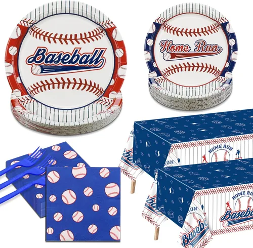 Miniatura 8 de Decoraciones de cumpleaños de hockey – Paquete de 162 piezas de vajilla de hockey sobre hielo, platos temáticos de hockey desechables, servilletas