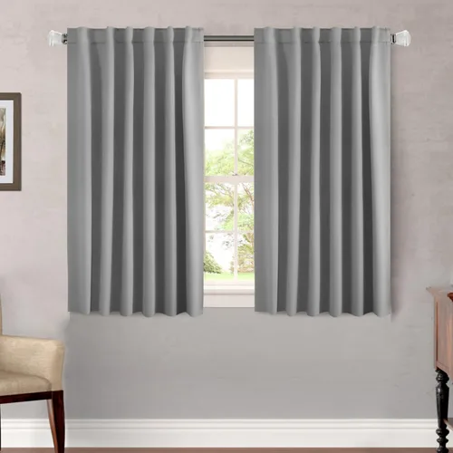 Miniatura 204 de H.VERSAILTEX Cortinas opacas con aislamiento térmico, paneles de tratamiento de ventana, cortinas opacas para oscurecer la habitación, cortinas Gris