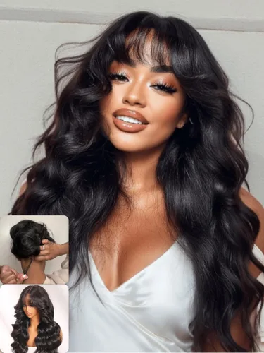 Miniatura 20 de Nadula Bye Bye Cap 13x4 HD Cuero Cabelludo Real 3D Body Wave Pelucas de Encaje Frontal de Cabello Humano Pre Todo, Peluca Sin Pegamento con Cordón