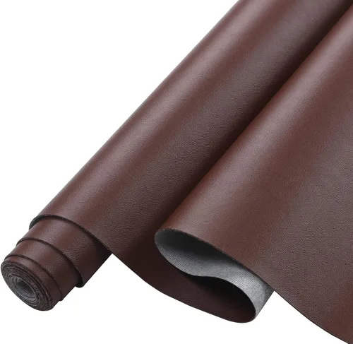 Picheng Sábanas lisas de piel sintética de color sólido de 13.8 x 53 pulgadas, rollo de piel sintética suave muy adecuado para hacer manualidades,