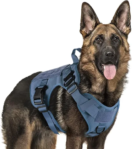Miniatura 49 de rabbitgoo - Arnés táctico para perros pequeños, arnés resistente para mascotas con asa, chaleco de servicio sin tirones para razas pequeñas, chaleco