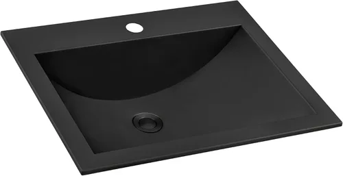 Miniatura 10 de Ruvati RVH6107BL RVH6107BL - Fregadero de cocina de acero inoxidable de calibre 16 con acabado cepillado que oculta arañazos, fregaderos de montaje