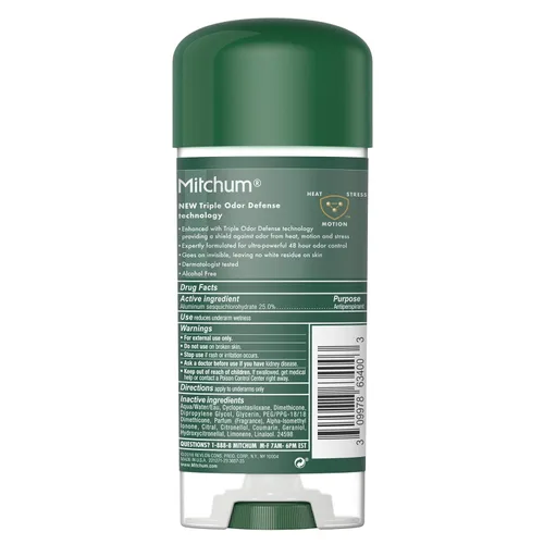 Miniatura 6 de Mitchum Advanced Gel antitranspirante y desodorante, Mountain Air, 3.4 onzas (paquete de 3)