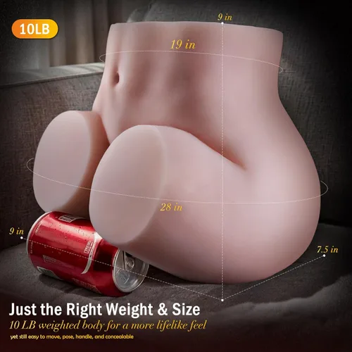 Miniatura 6 de BIG SHOCKED - Muñeca sexual de 25 libras, juguete sexual de bolsillo realista de BIG SHOCKED con culo grande, juguete sexual de culo grande