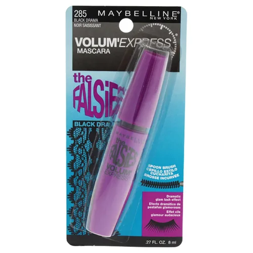 Miniatura 13 de Maybelline Volum' Express Falsies - Máscara de pestañas voluminizadora, lavable, color negro más negro, 1 unidad