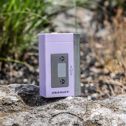 Miniatura 7 de Crosley CR3047A-LN Mini Altavoz Bluetooth portátil retro de los años 80, inalámbrico con micrófono, vintage, lavanda