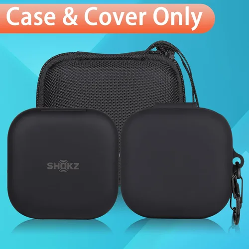 Miniatura 6 de Aenllosi Funda rígida para auriculares SHOKZ/AfterShokz OpenFit OpenFit con Bluetooth inalámbricos, con cubierta de silicona antiarañazos de cuerpo