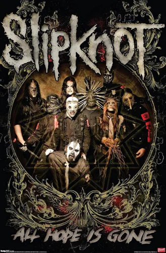 Miniatura 11 de Trends International Slipknot - Póster de pared de Hope Is Gone, 14.725 x 22.375 pulgadas, versión enmarcada de madera de granero
