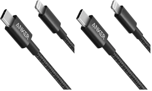 Miniatura 13 de Anker Cable Nuevo de Nylon USB C a Lightning, Certificado Apple MFi para iPhone 14 Series y Más (6 pies, negro)