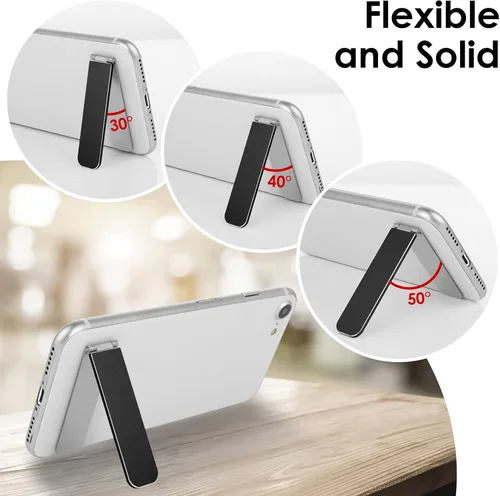 Miniatura 2 de Giantree Soporte para teléfono celular ultrafino, mini soporte ajustable para teléfono de aleación, soporte para teléfono portátil, soporte plegable