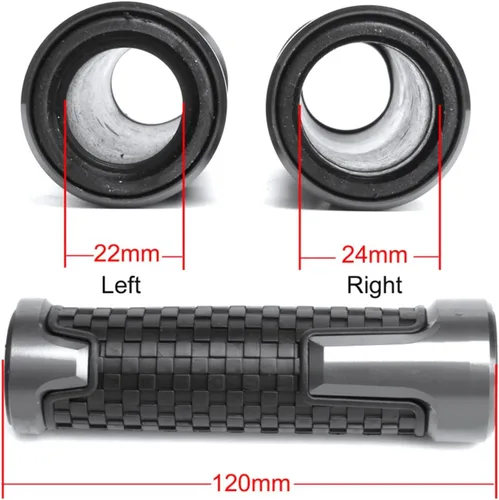 Miniatura 3 de for Yamaha MT10 Mt-10 FZ10 FZ-10 2016 2017 2018 Universal 7/8'' 22mm CNC Rubber Motorcycle Handlebar Grips