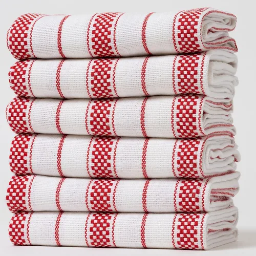 Miniatura 28 de Juego de Toallas de Cocina – Paquete de 3 (20 x 30 pulgadas) Extra Grandes de Algodón Premium para Cocina – Absorbentes – 100% Algodón – con Lazo