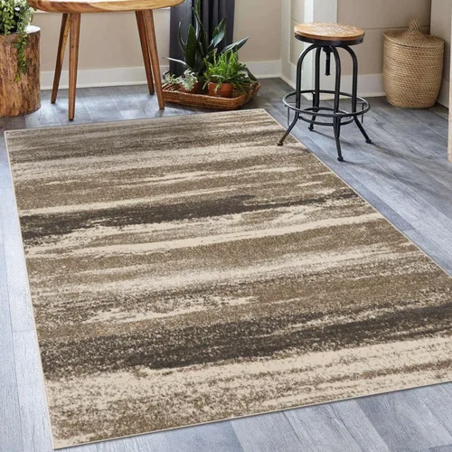 Miniatura 21 de LUXE WEAVERS Lagos Collection 7501 - Alfombra abstracta beige de 2 x 3