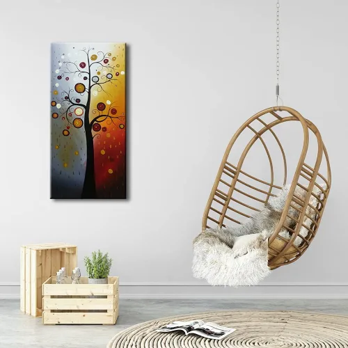 Miniatura 2 de Wieco Art Pintura al óleo floral grande sobre lienzo, arte de pared listo para colgar para sala de estar, dormitorio, decoración del hogar, moderno